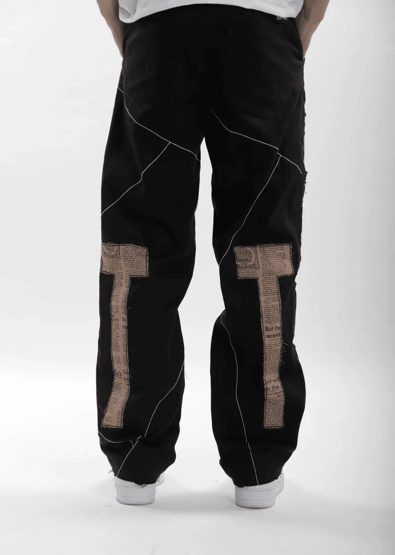 Black Ripped Jeans - ProjektStreet®