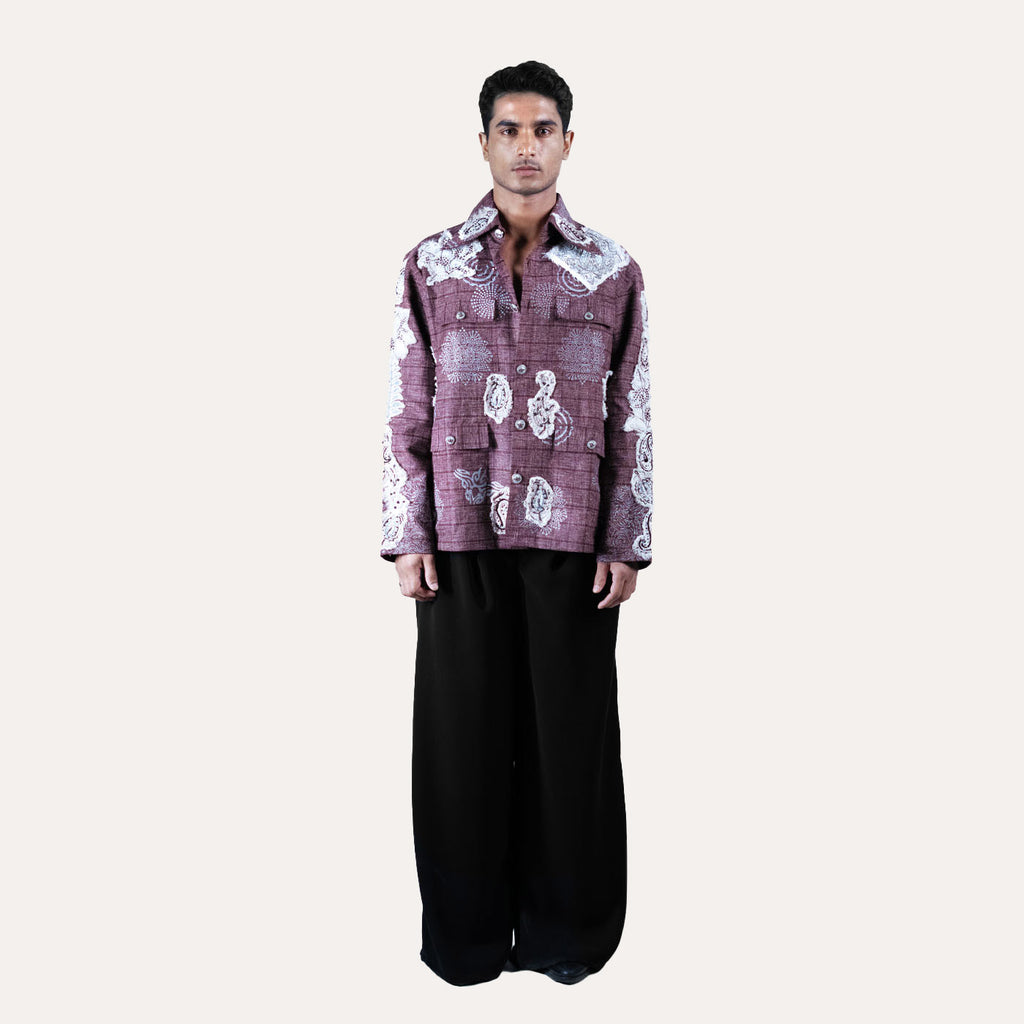 Patchwork Shacket