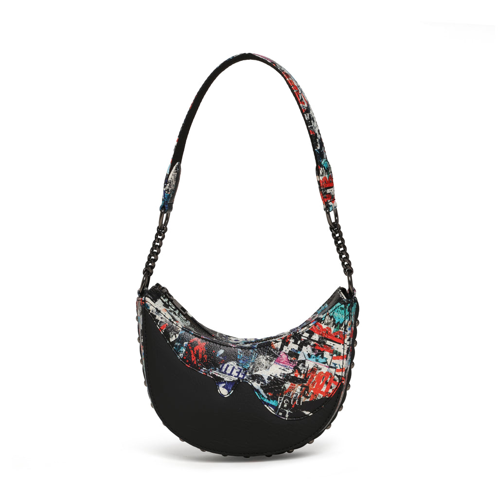 Graffld Street Half Moon Bag Black