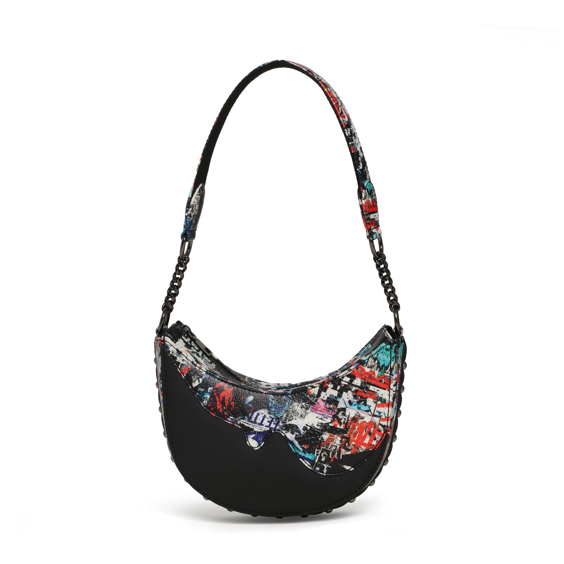 Graffld Street Half Moon Bag Black