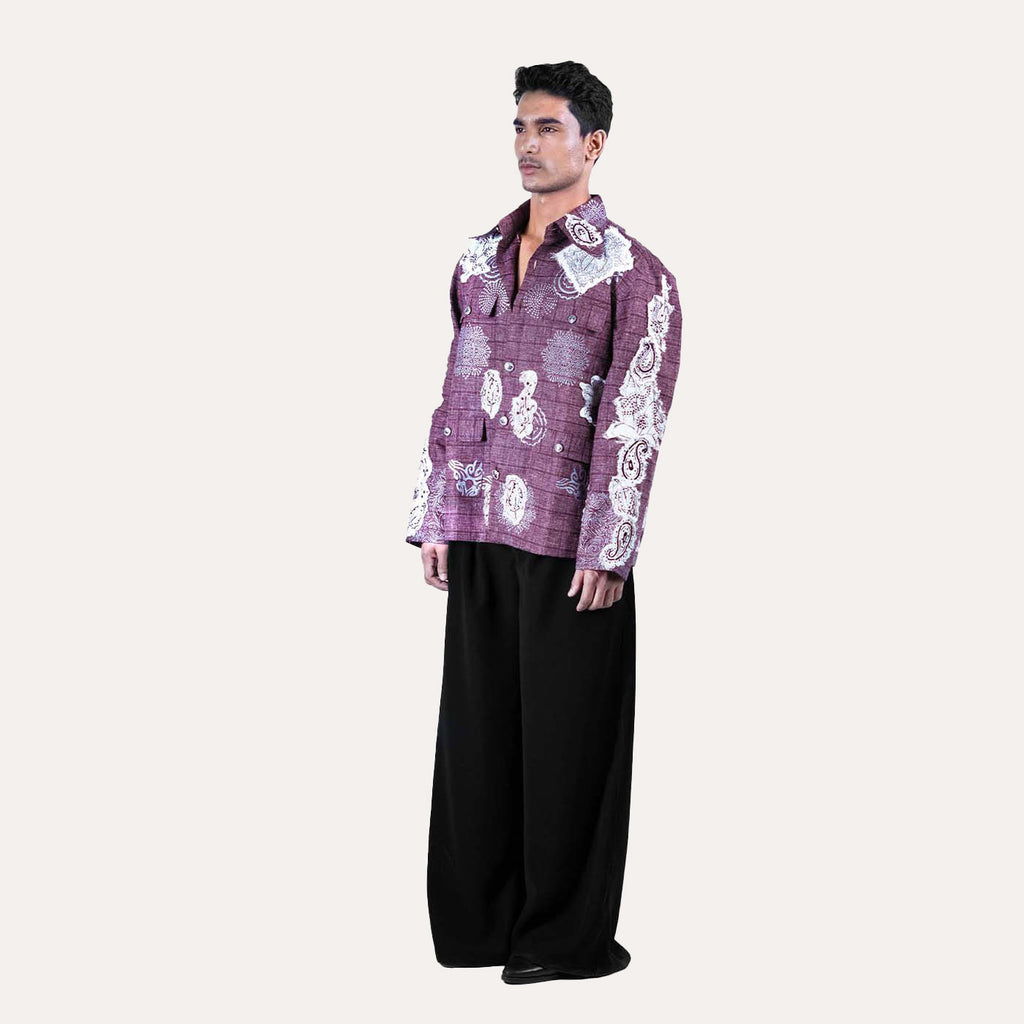 Patchwork Shacket