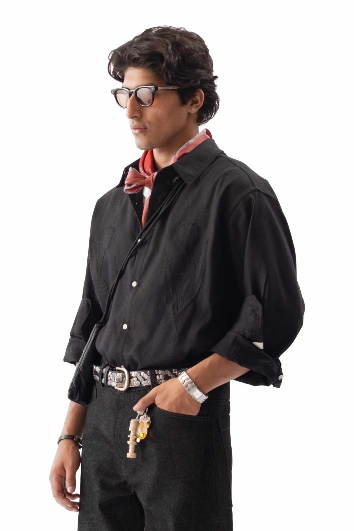 Applique Linen Shirt
