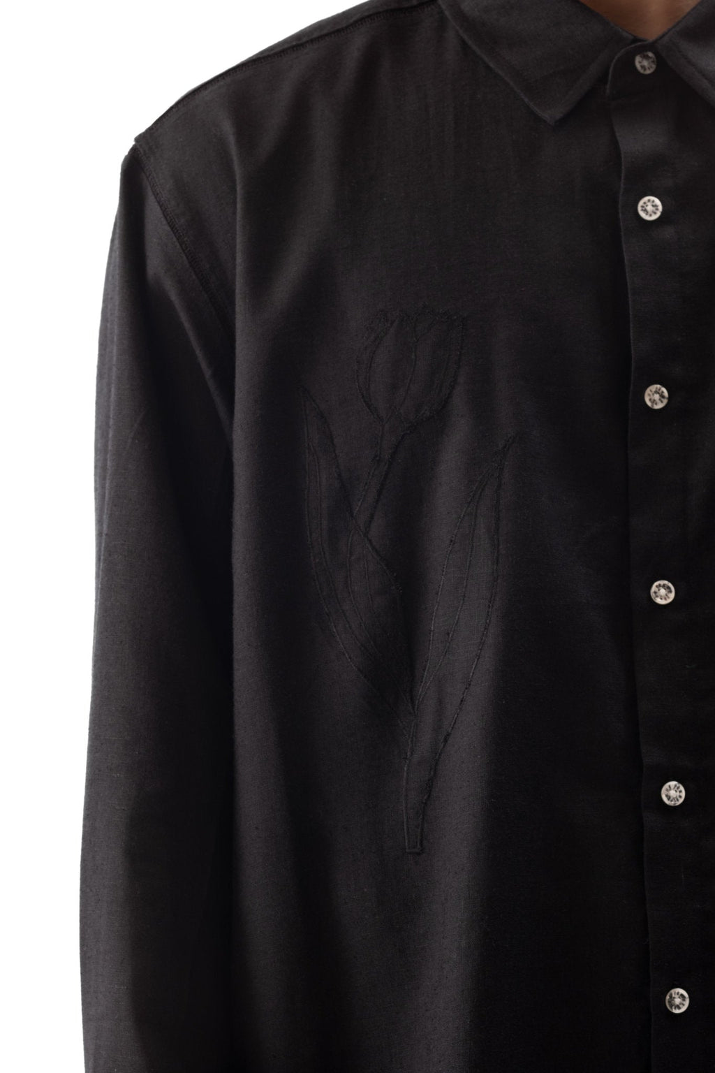 Applique Linen Shirt