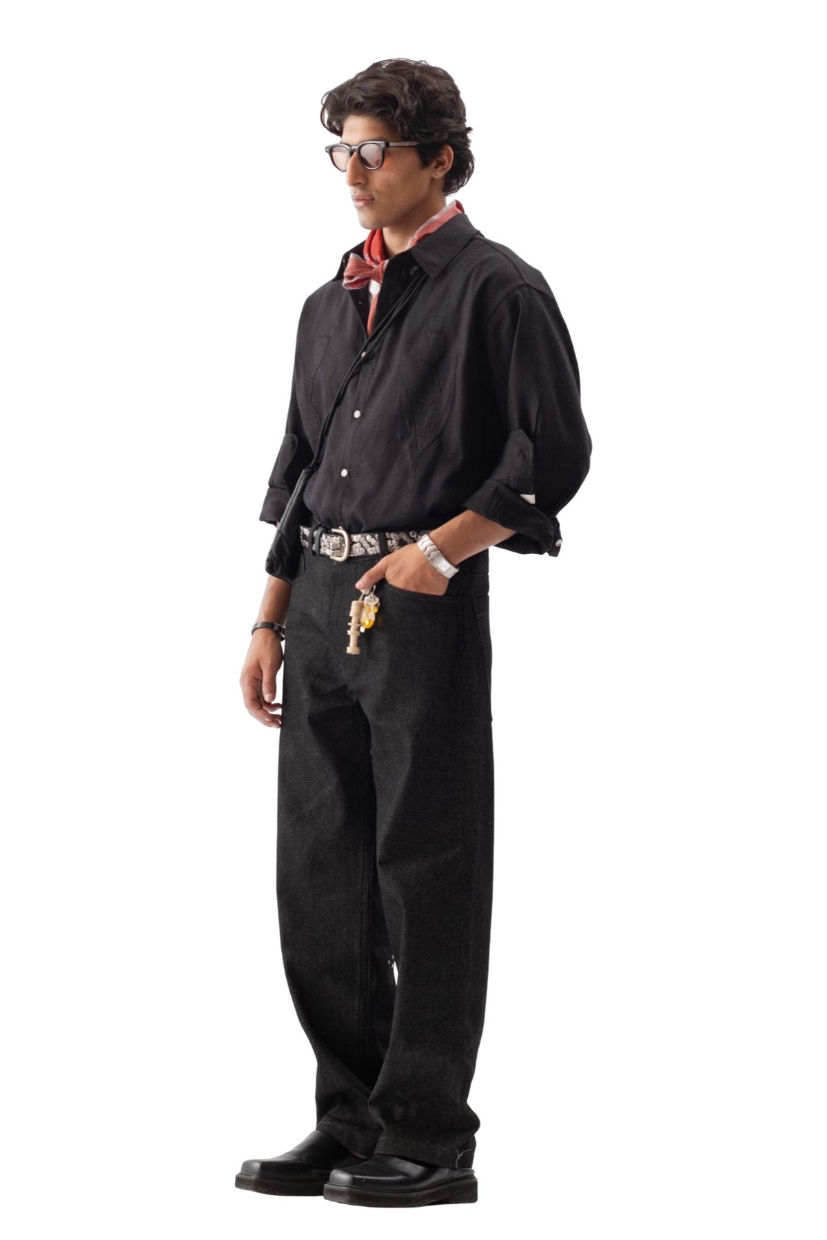 Applique Linen Shirt