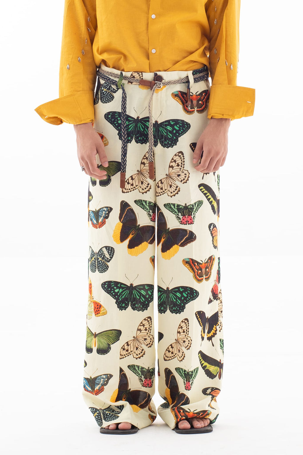 Butterflies Linen Pants