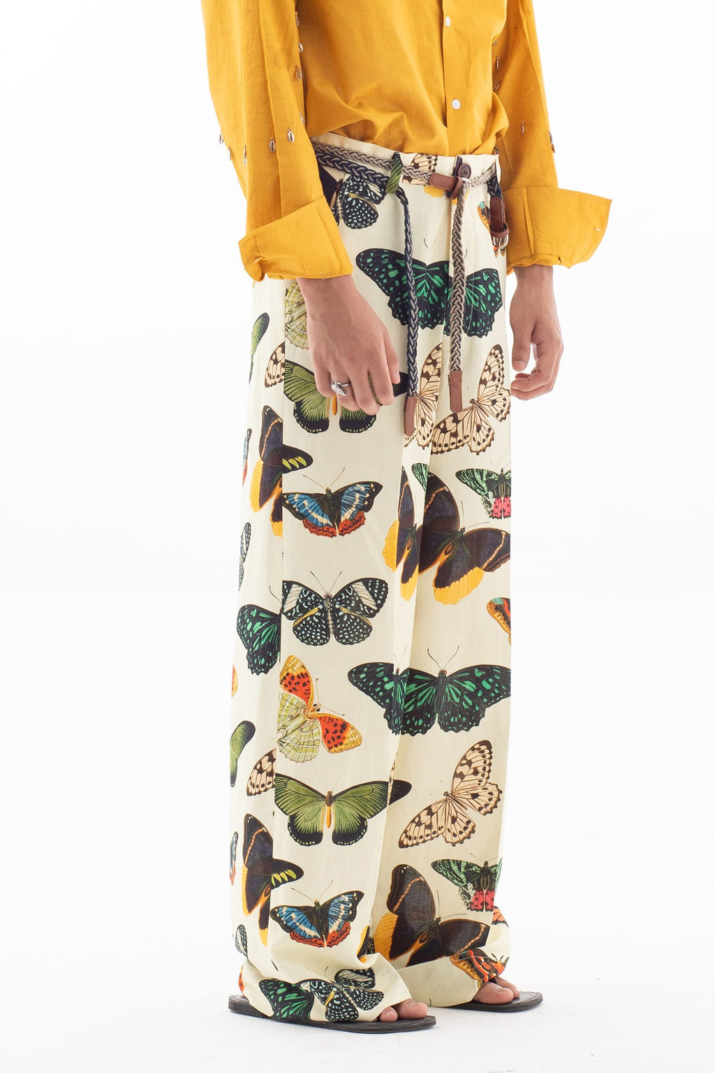 Butterflies Linen Pants