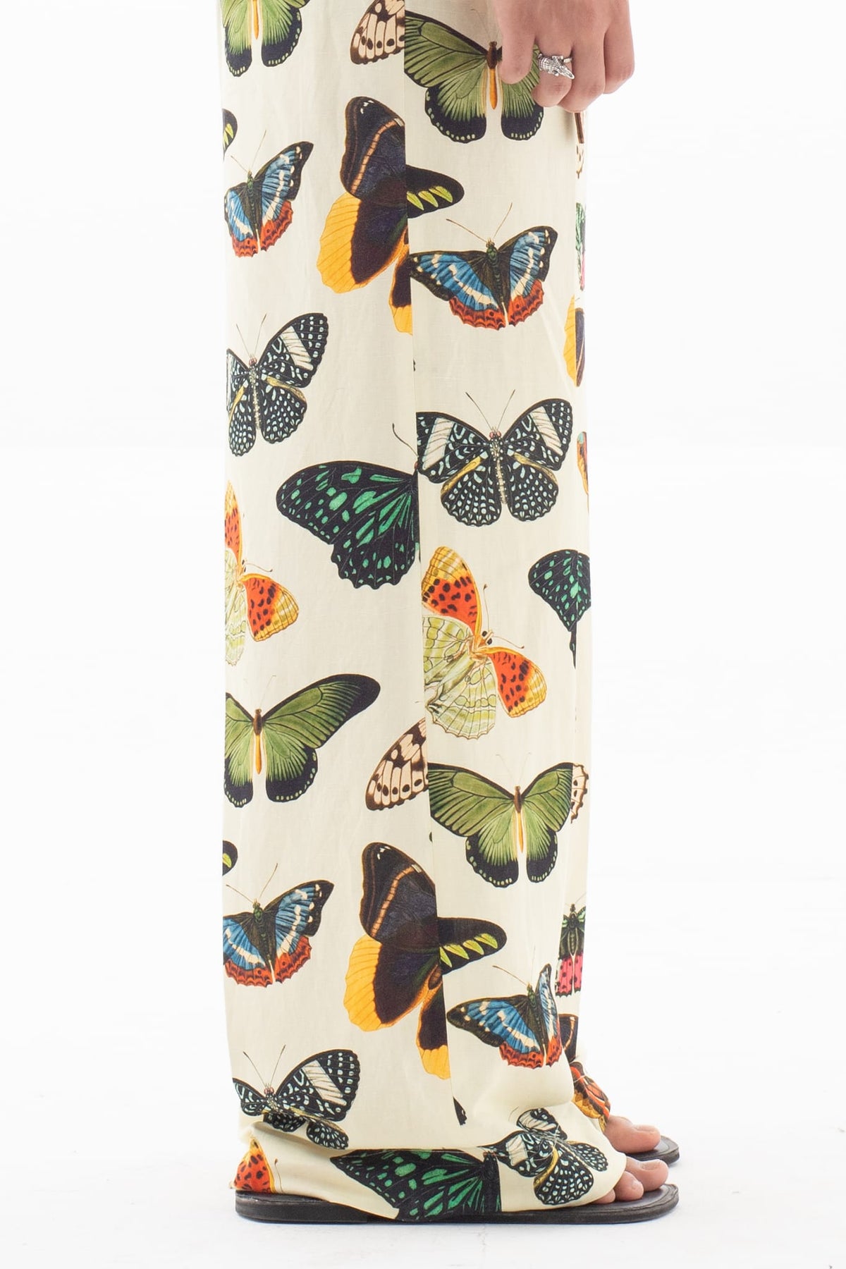 Butterflies Linen Pants