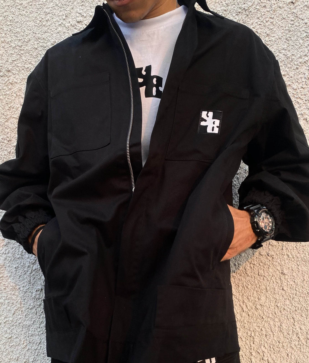 MISPLACED UTILITY JACKET IN BLACK - ProjektStreet®