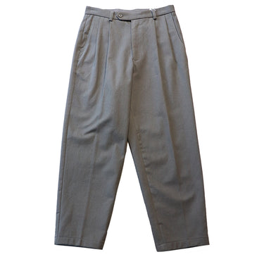 Pantalon à plis doubles - Gris