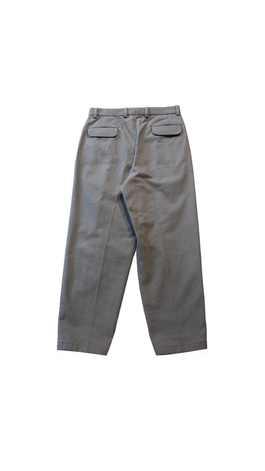 Double Pleated Trousers - Grey - ProjektStreet®