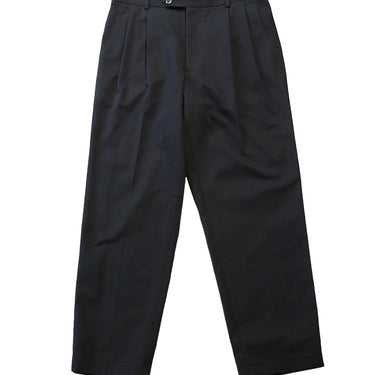 Pantalon à plis doubles - Noir