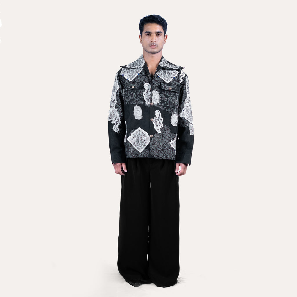 50 Shades Of Oversized Hand Embroidered Shacket