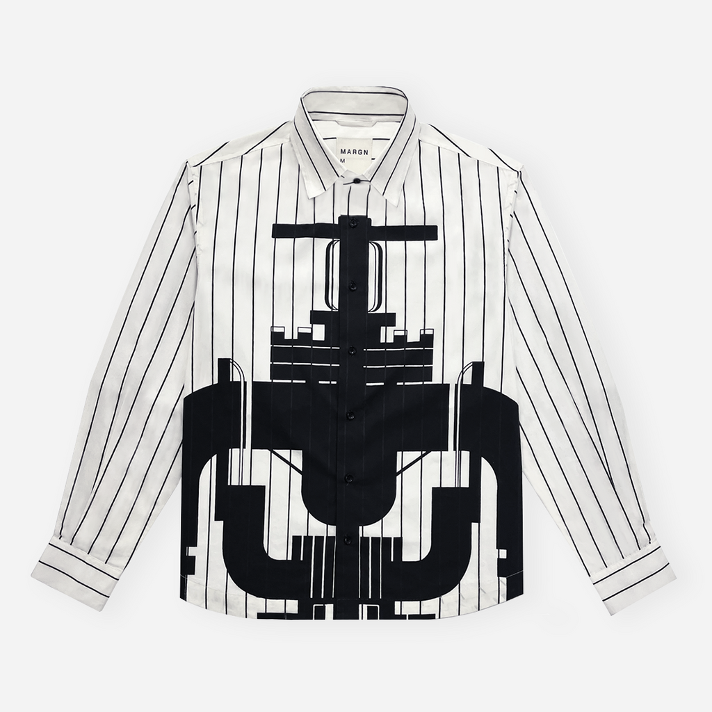 Gate Valve Off White Shirt