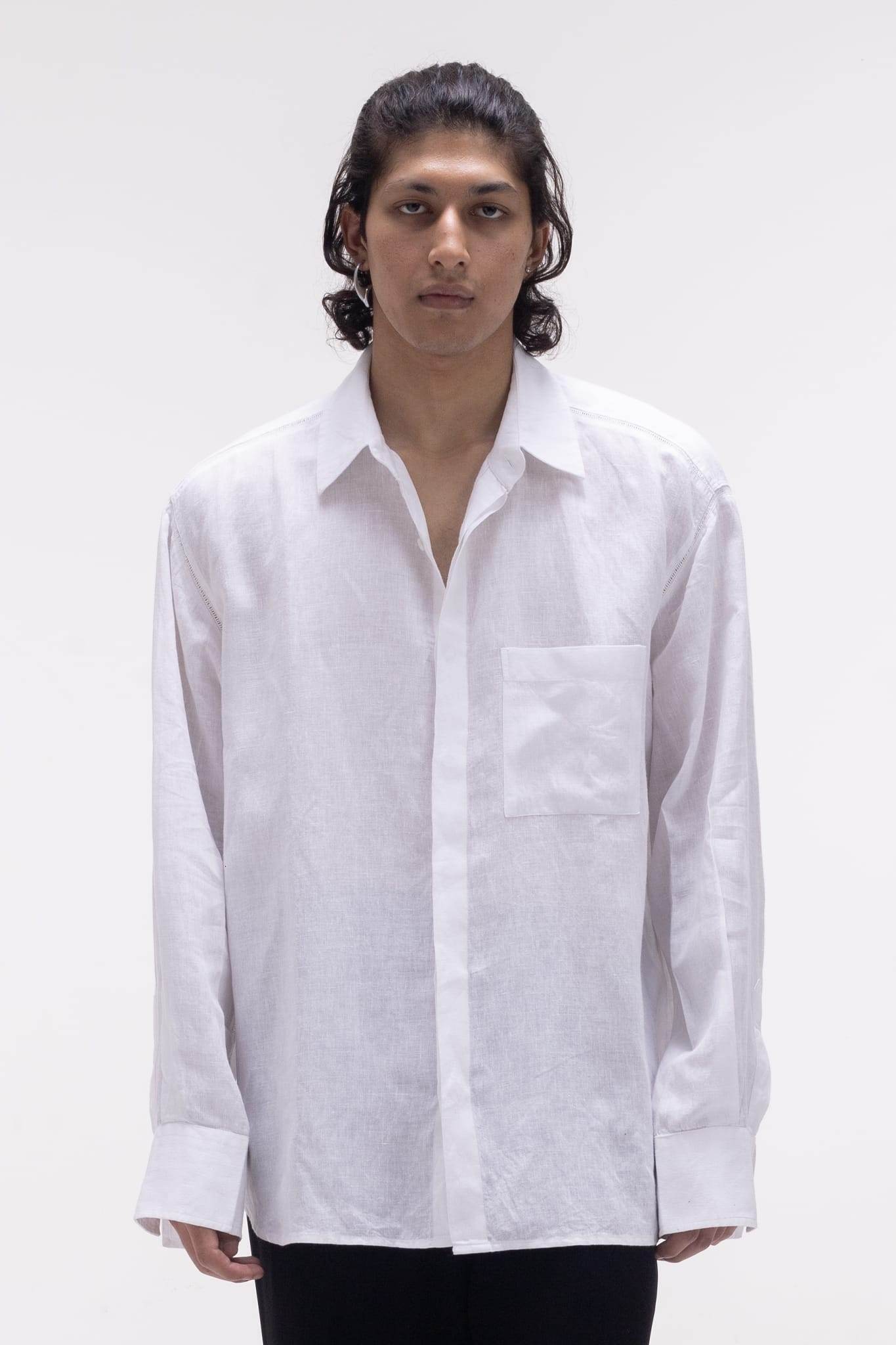 Soirée Linen Shirt - ProjektStreet®