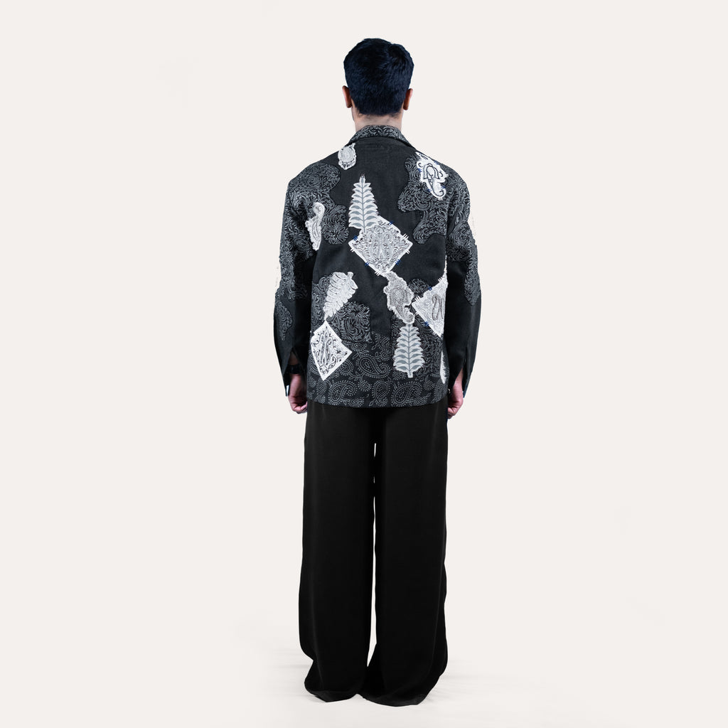 50 Shades Of Oversized Hand Embroidered Shacket