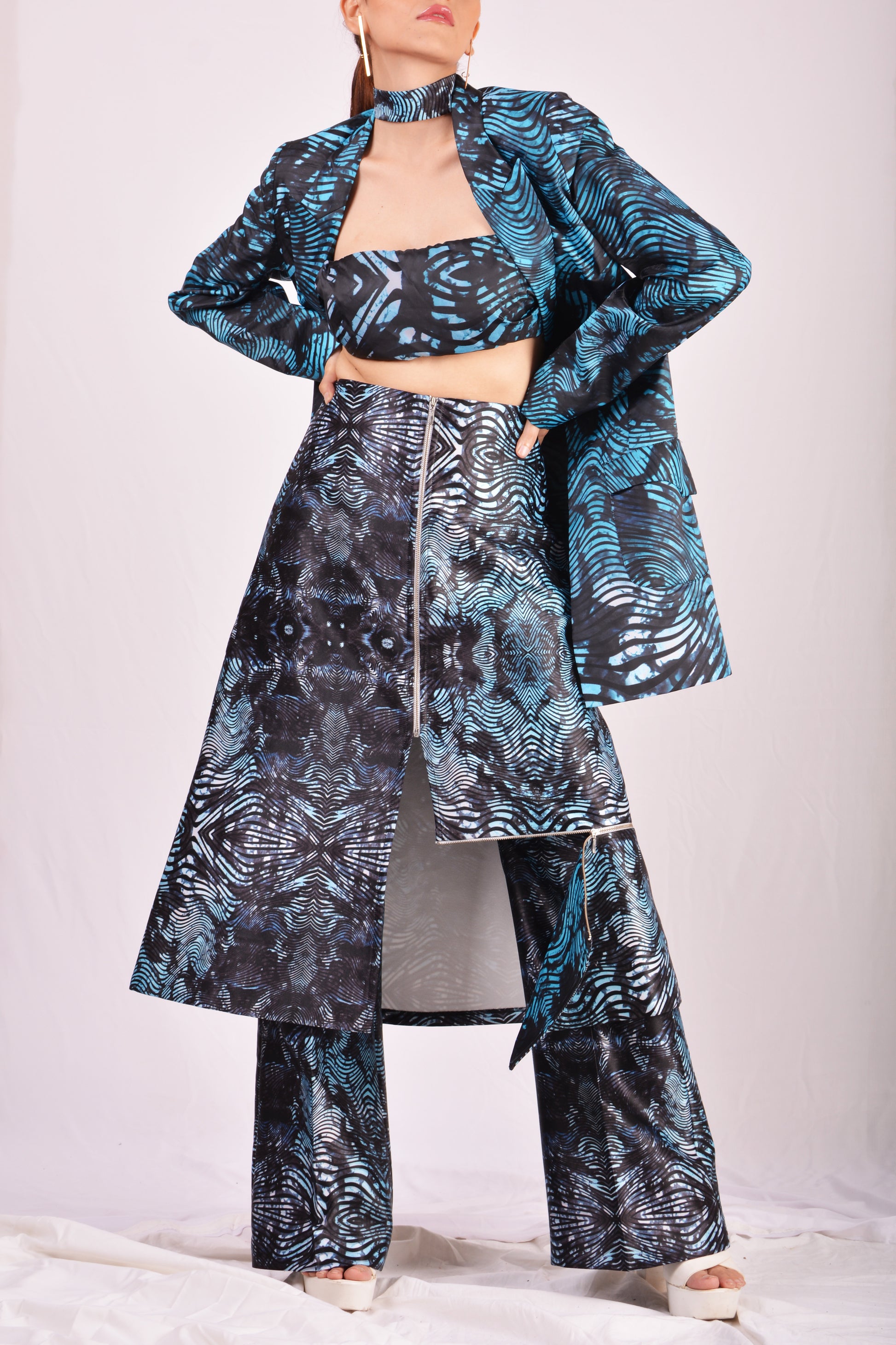 Electric Wave Skirt
