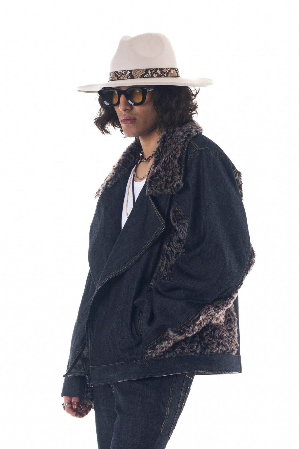 Denim Biker Jacket - ProjektStreet®
