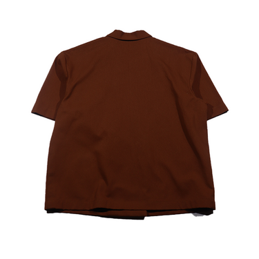 Brown Wrap Shirt