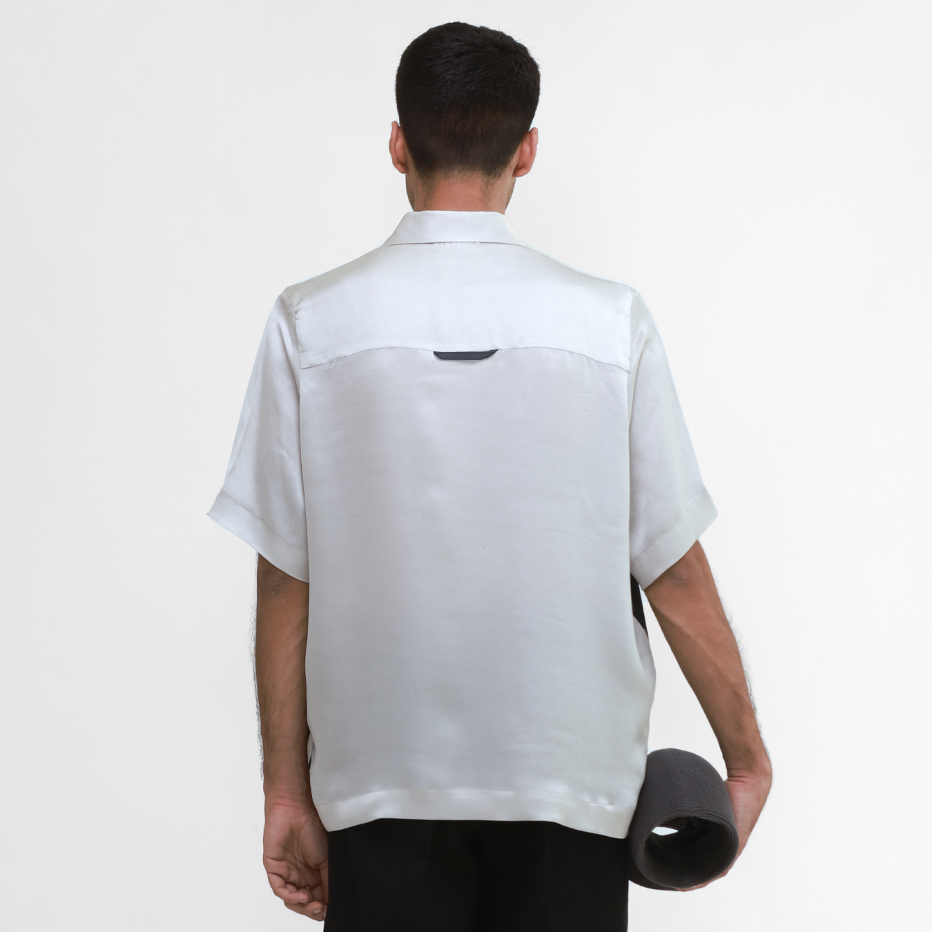 Gate Valve Grey Silk Shirt