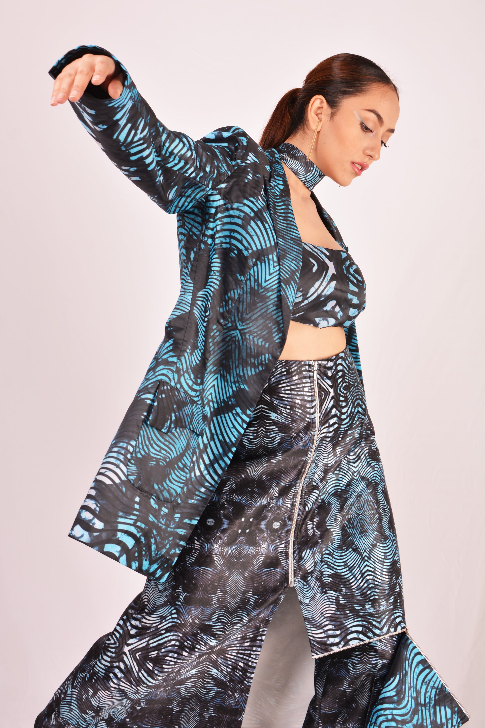 Electric Wave Skirt