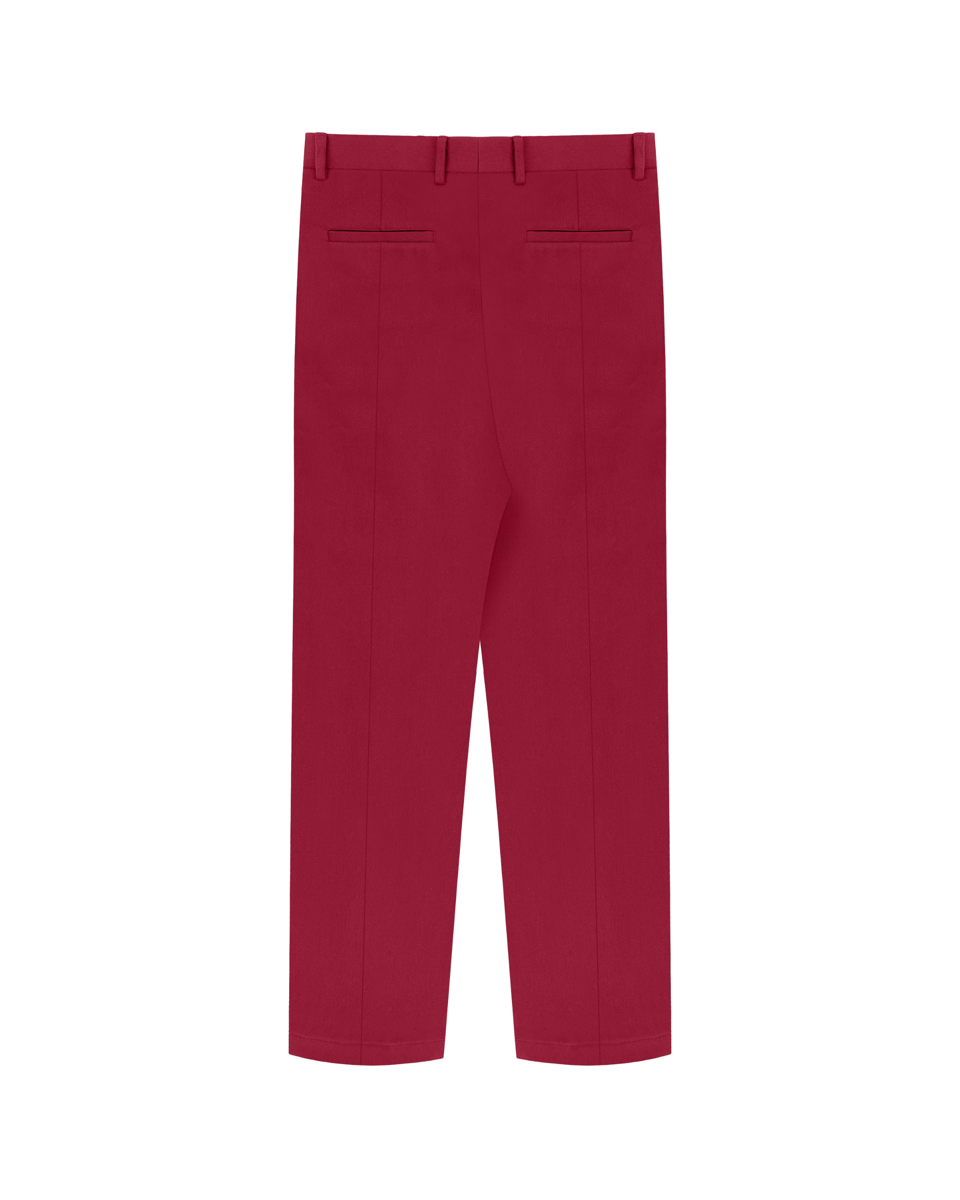 Magenta Double Pleated Trousers