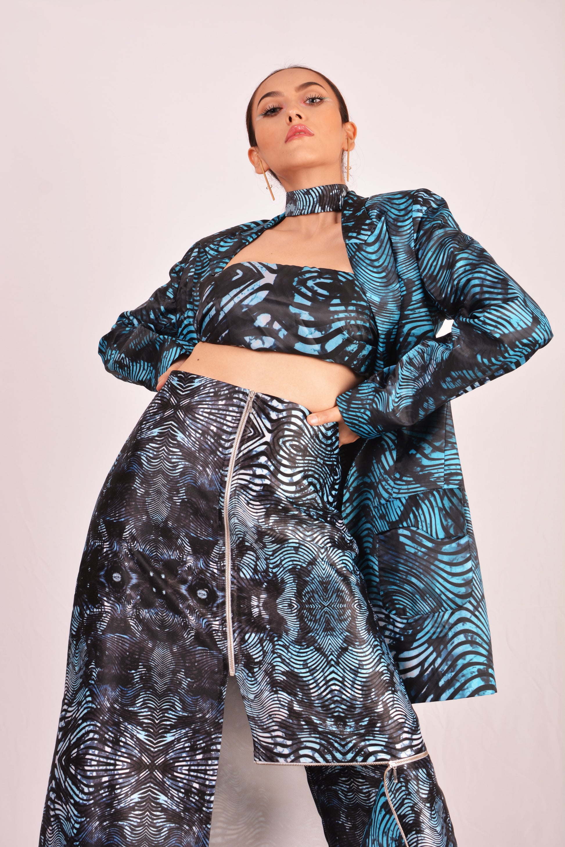 Electric Wave Skirt