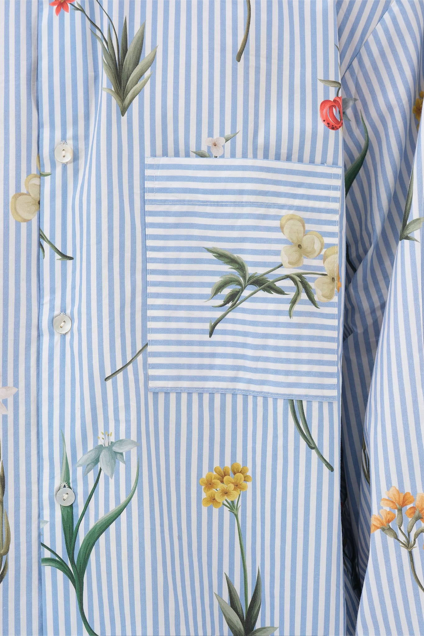 Floral Stripes Shirt