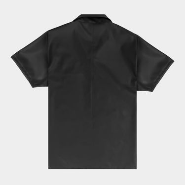 Workwear Black Leather Shirt