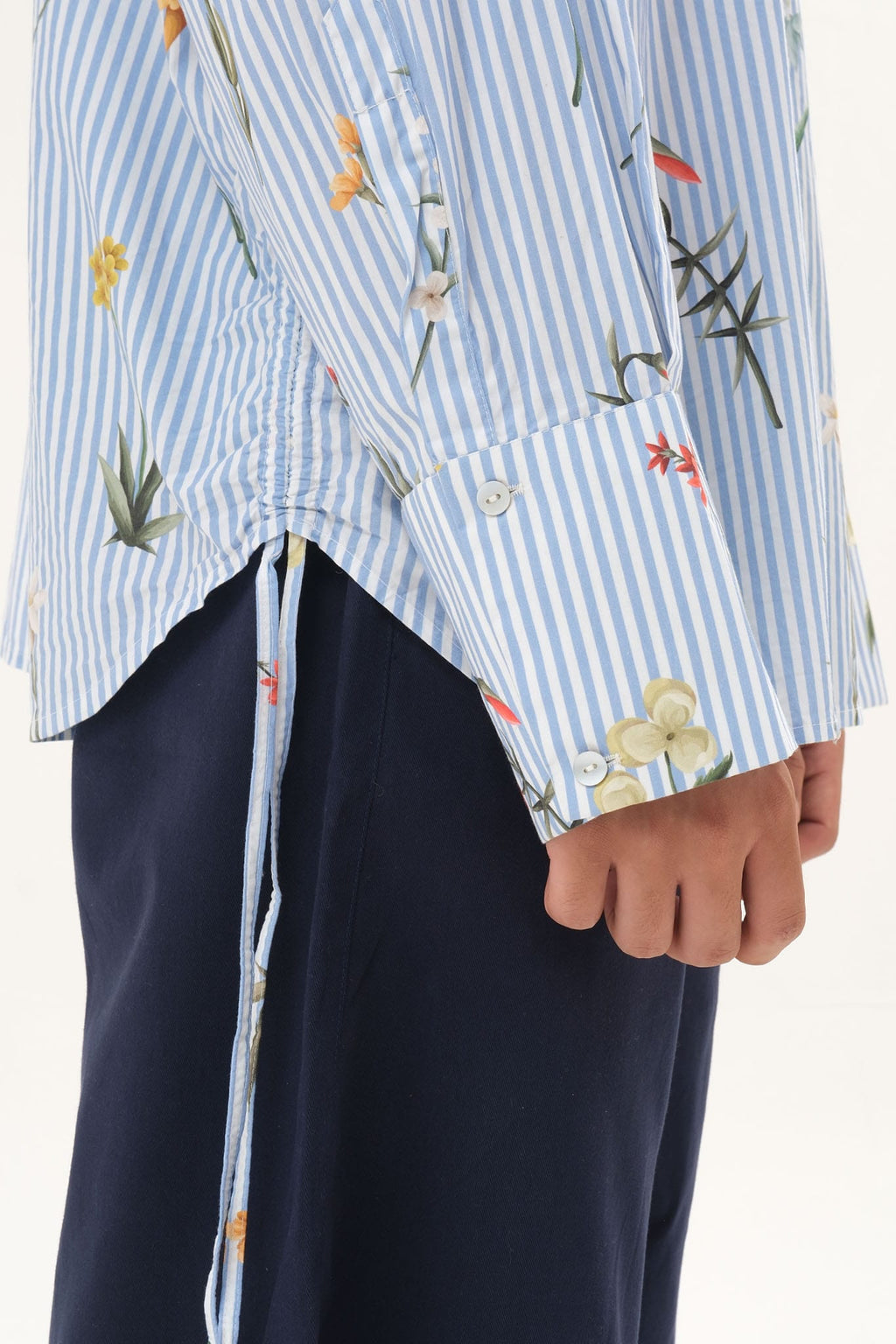 Floral Stripes Shirt