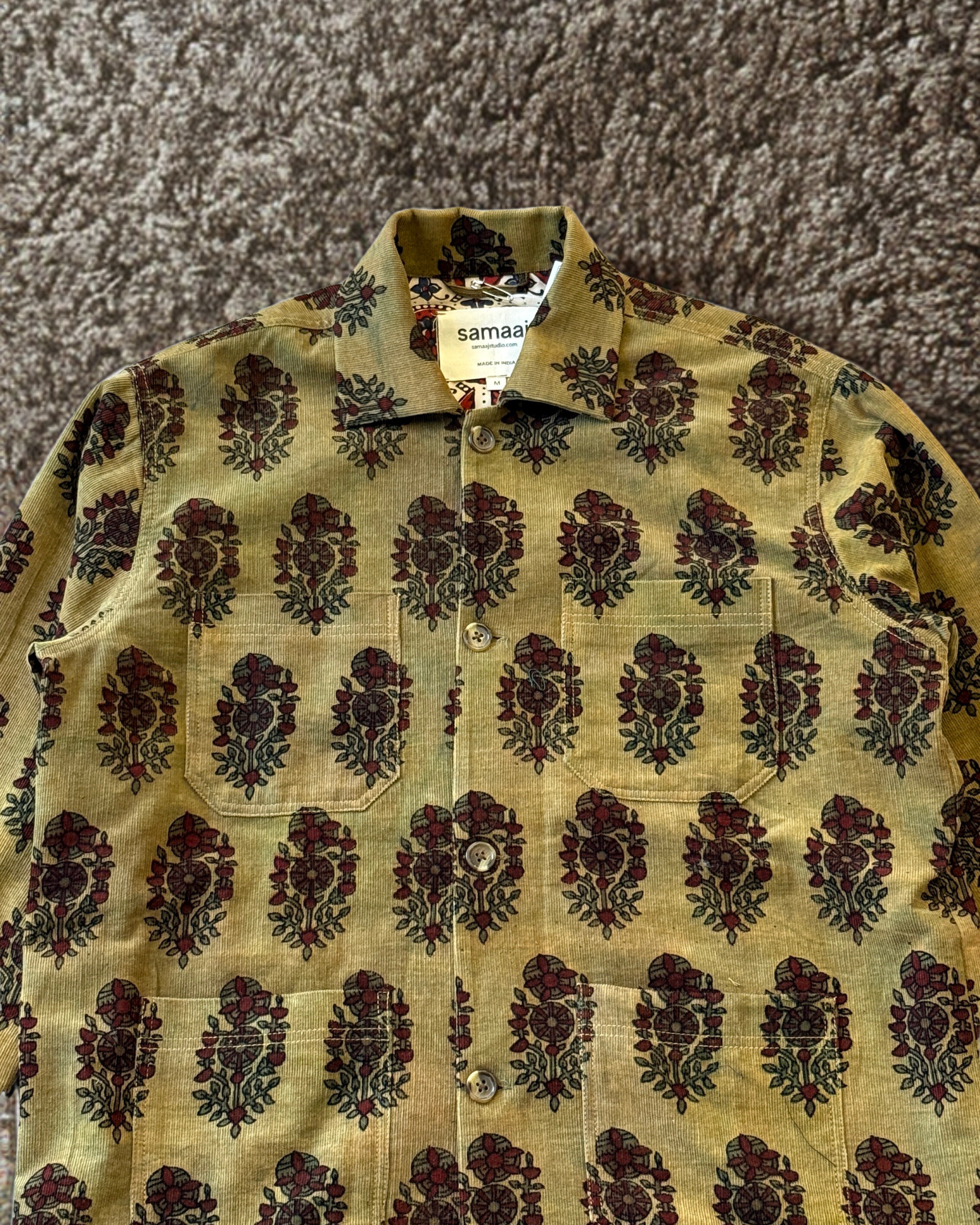 Corduroy Jacket Green