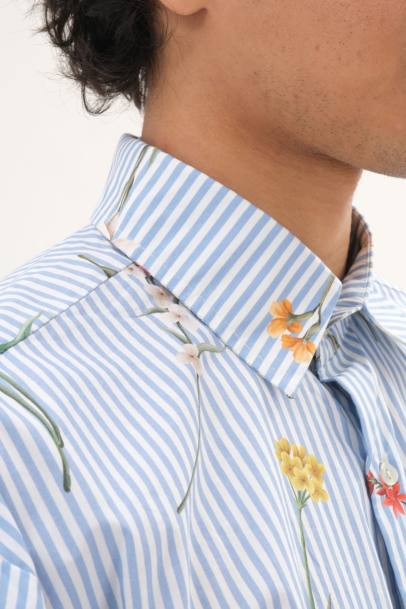 Floral Stripes Shirt