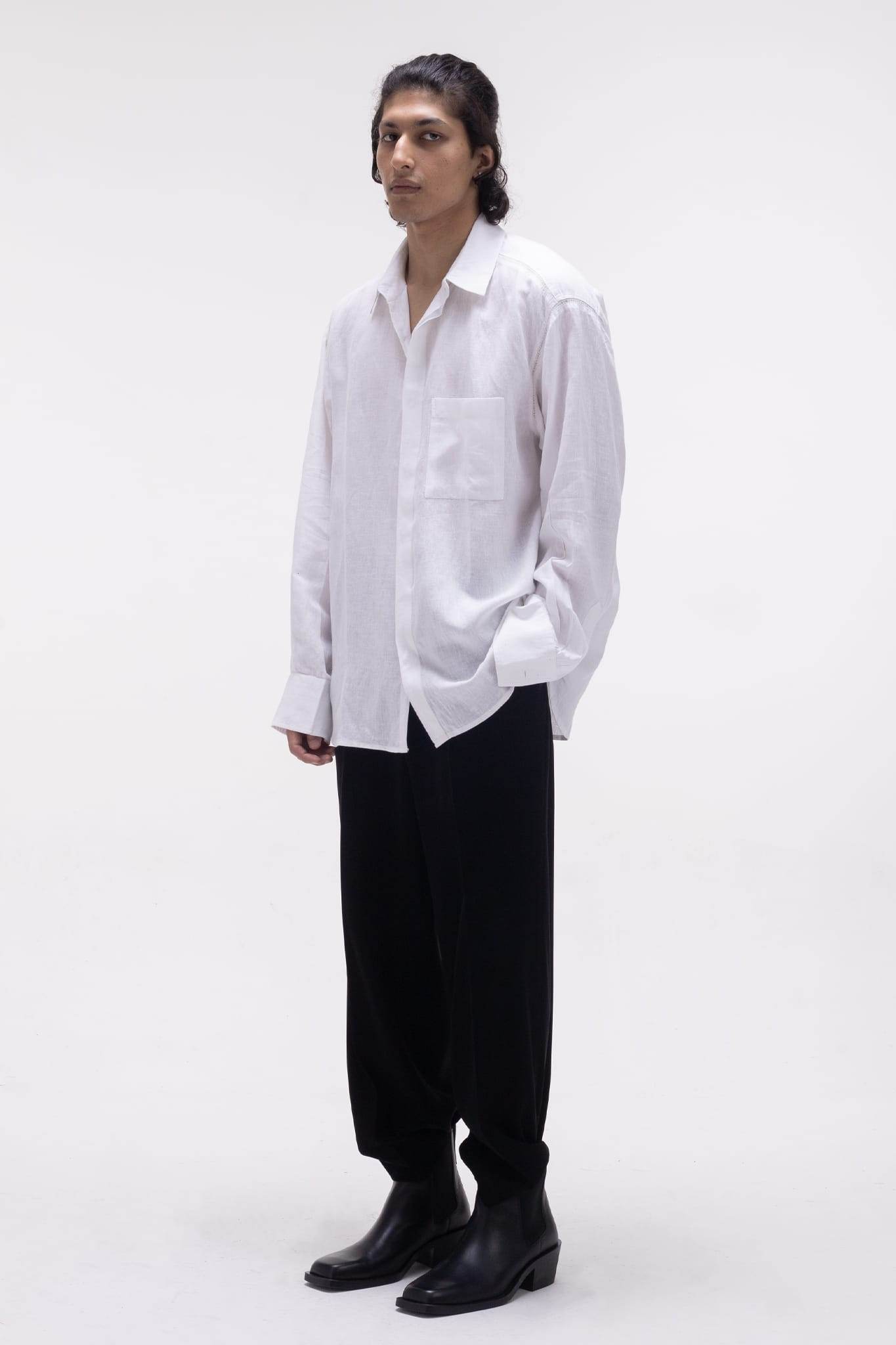 Soirée Linen Shirt - ProjektStreet®