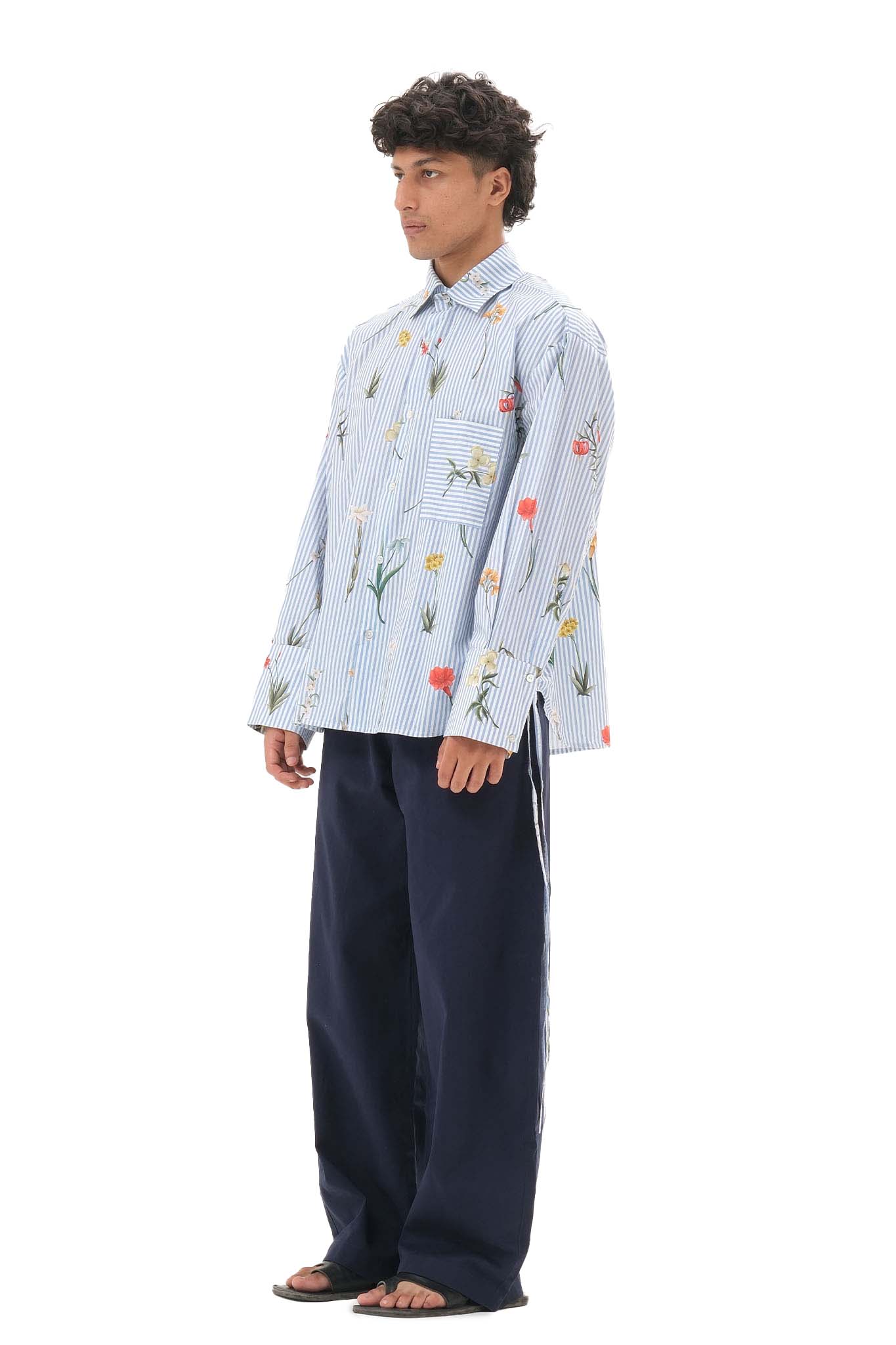 Floral Stripes Shirt