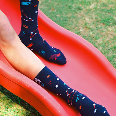 Starry Night- Crew Length Socks