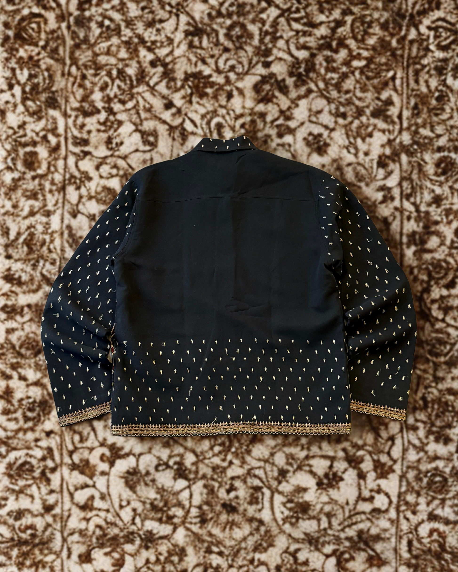 Aari Embroidered Jacket Black