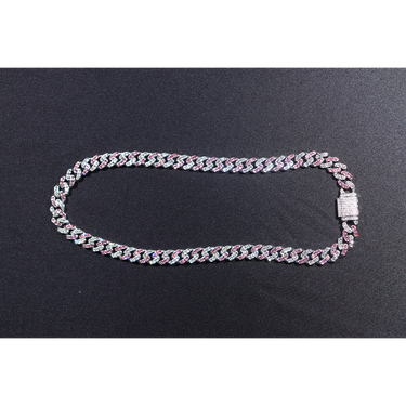 Cuban Chain Pink & White