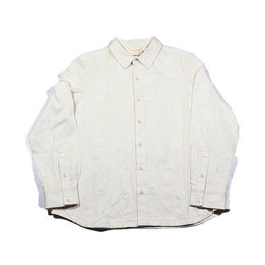 Nucleus Argyle Shirt Off White