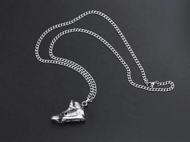 Pendentif 3D en acier inoxydable AJ1