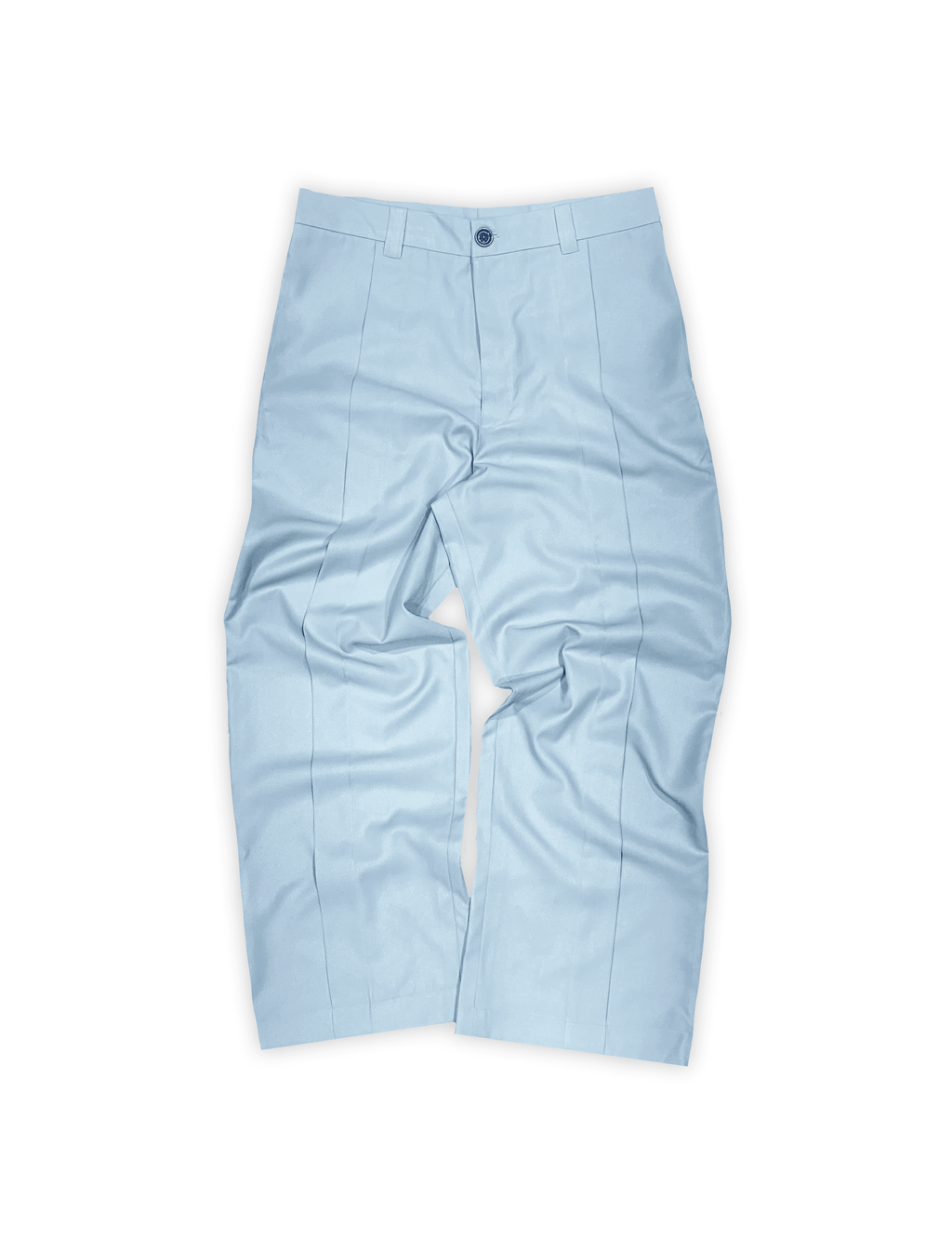 Basic Pleated Pants: Ash Blue - ProjektStreet®