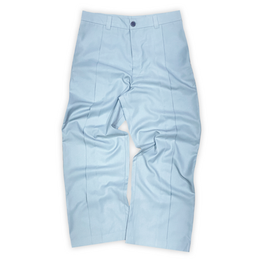 Basic Pleated Pants: Ash Blue
