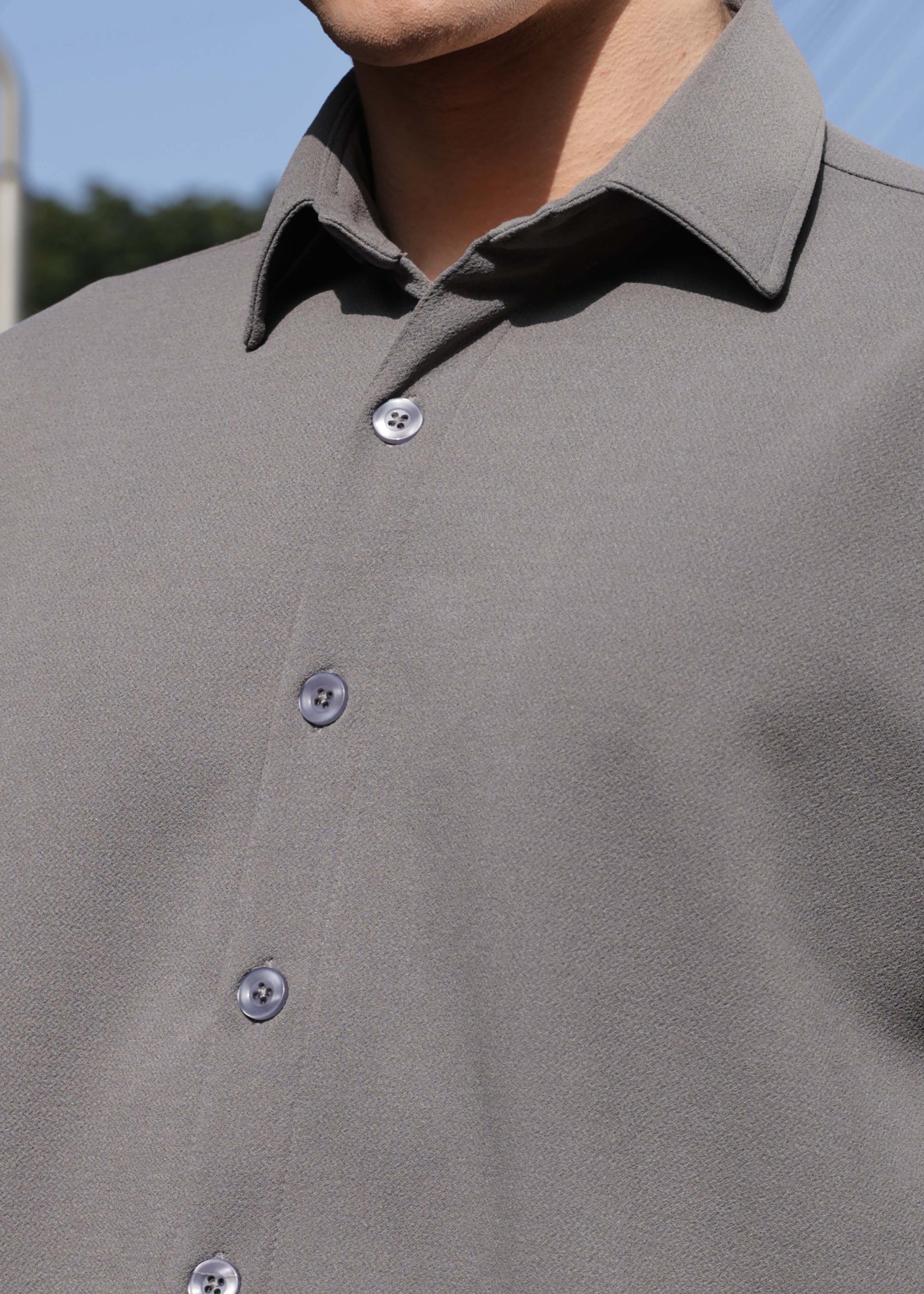 Solid Grey Unisex Shirt