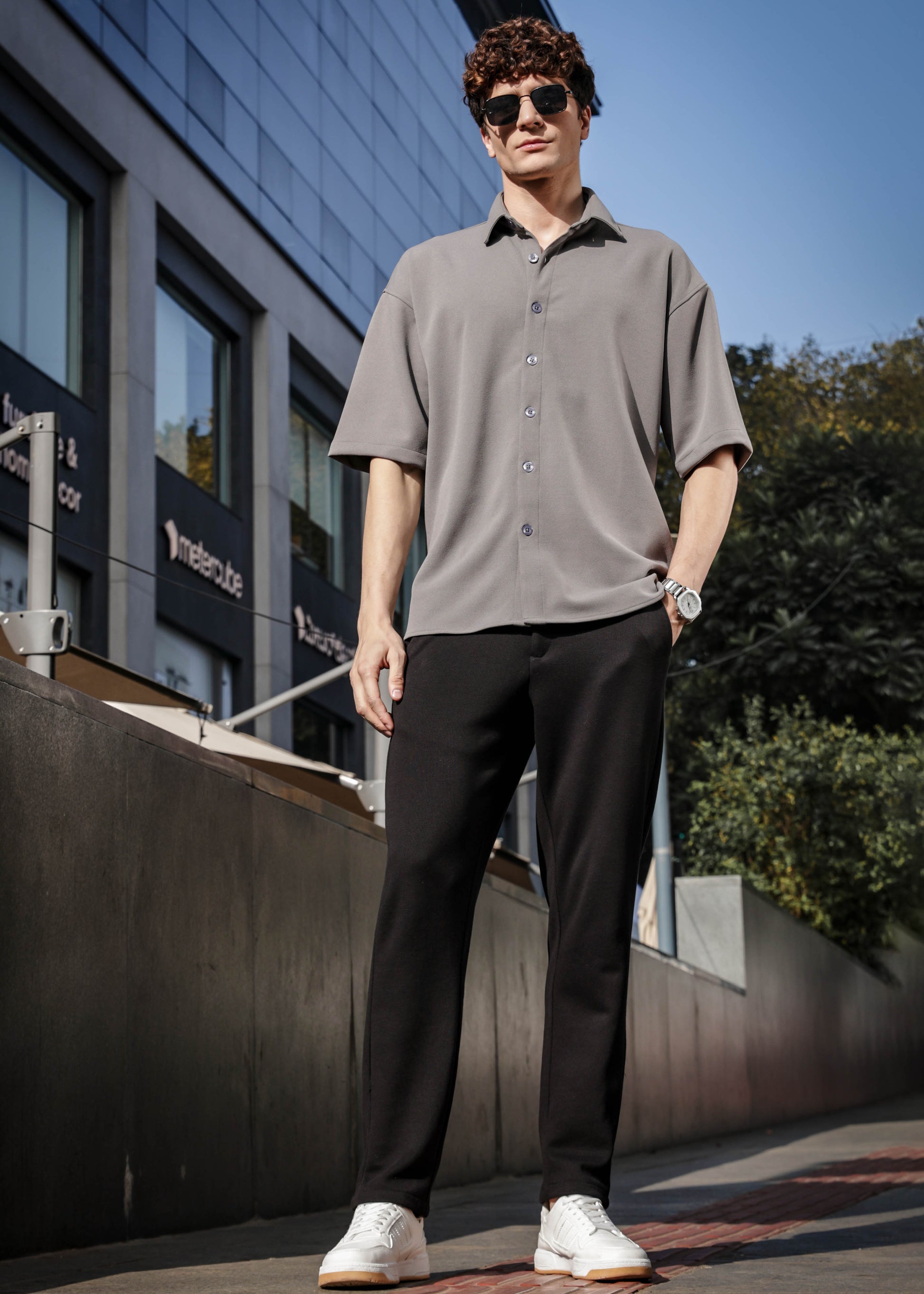 Solid Grey Unisex Shirt