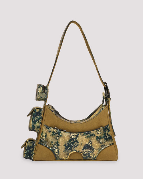 3 Pocket Cargo Bag Olive