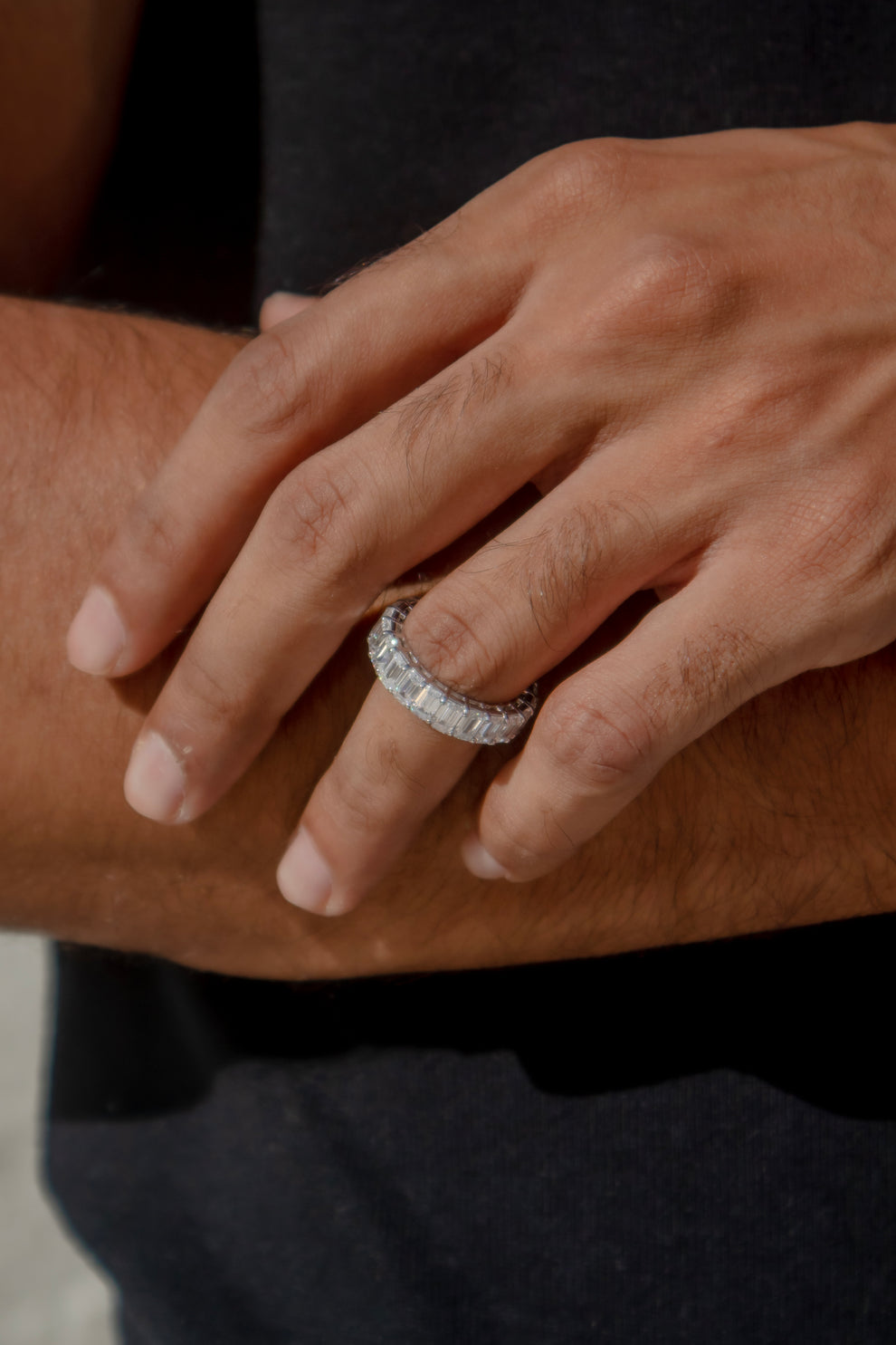 Iced Emerald Band