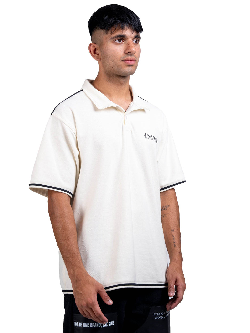 Cream Polo Tee - ProjektStreet®