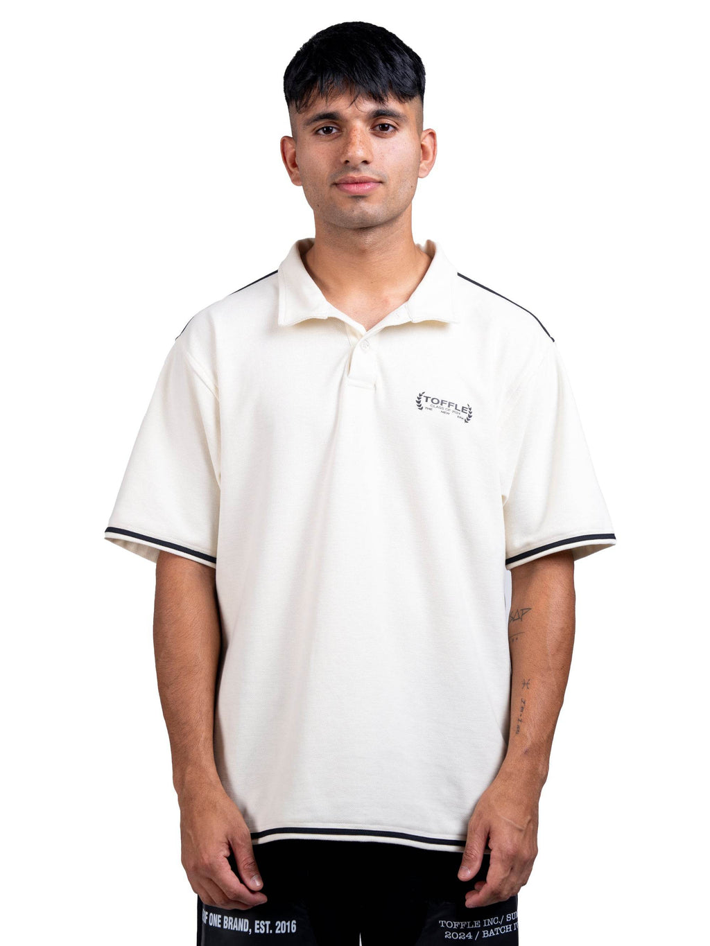 Cream Polo Tee - ProjektStreet®
