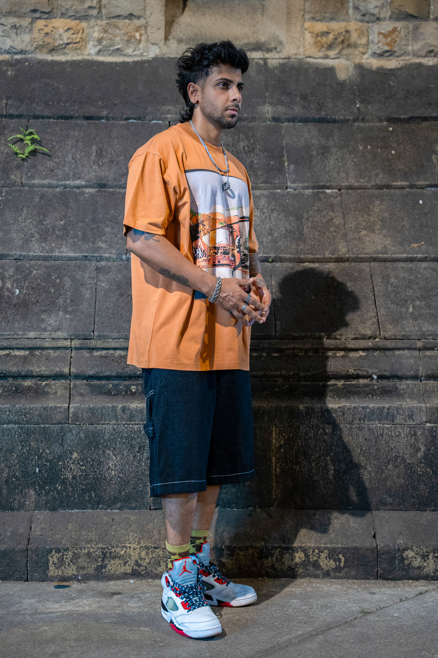 Societal Damage Brown T-shirt