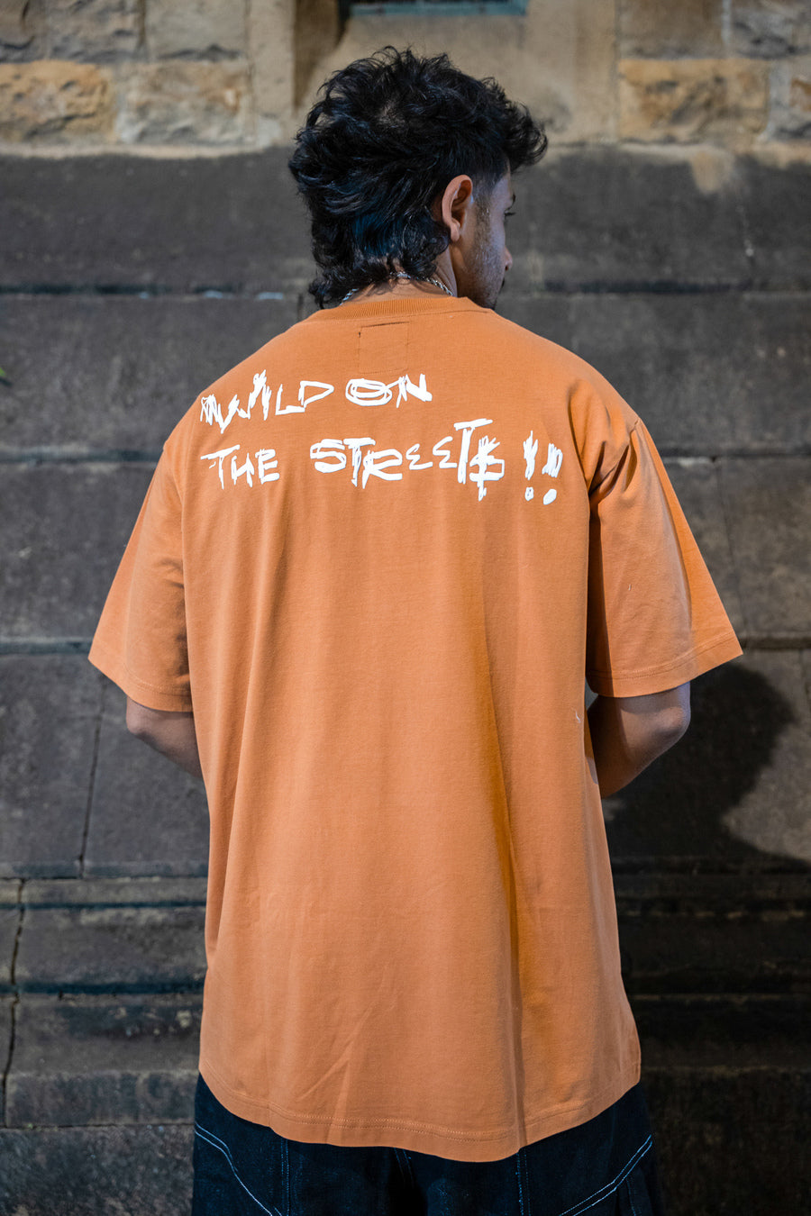 Societal Damage Brown T-shirt