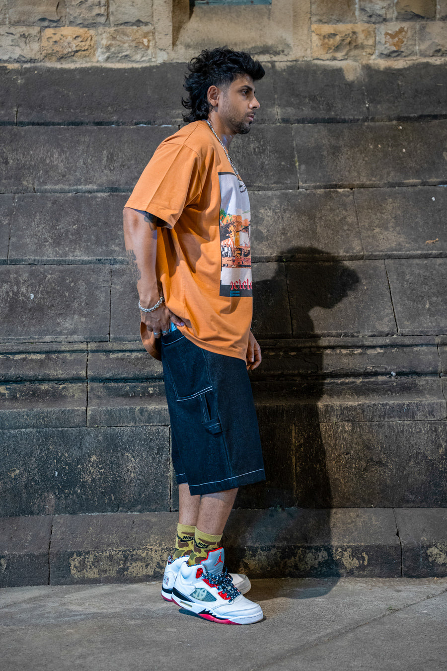 Societal Damage Brown T-shirt