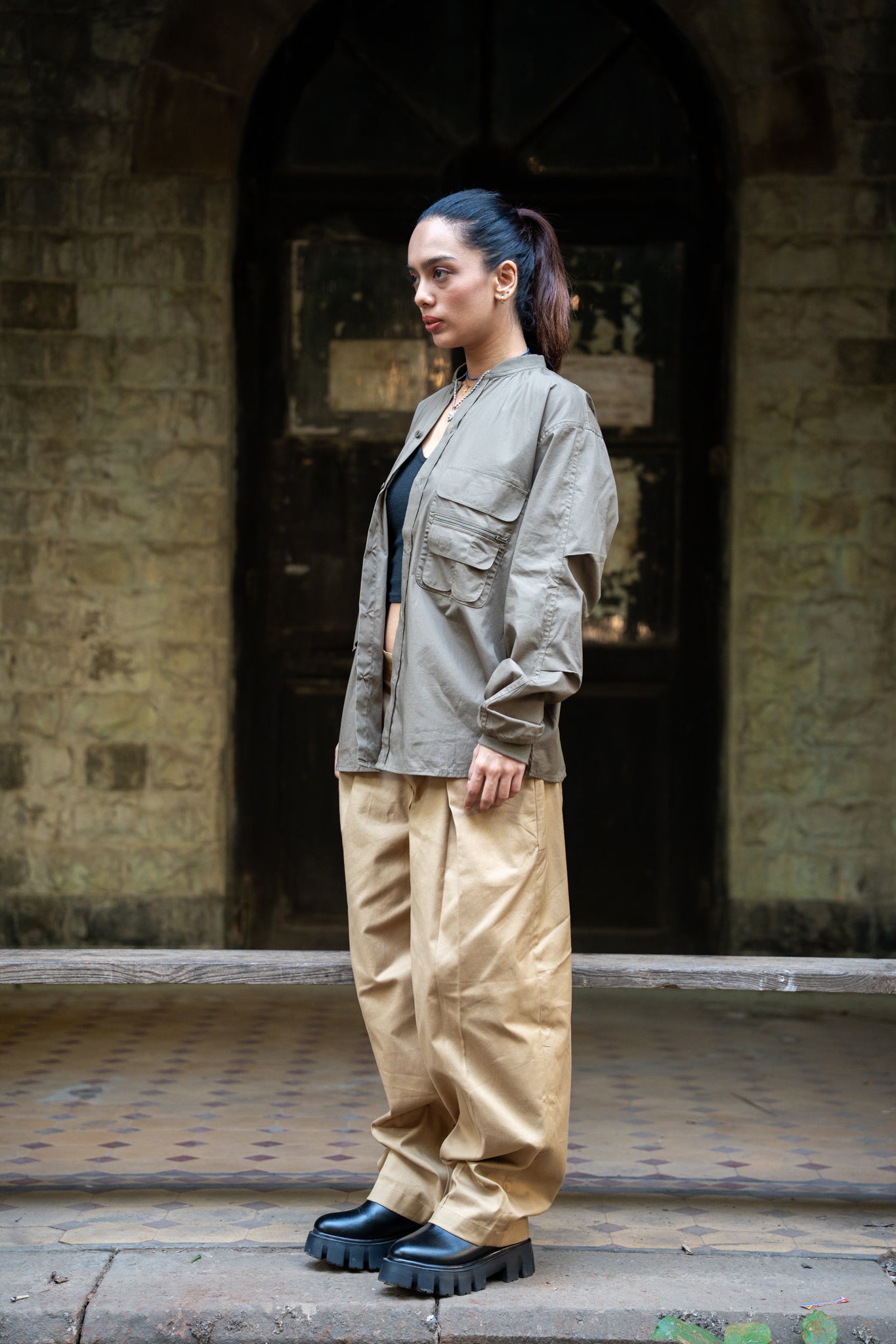 Utility Bomber Shirt- Unisex